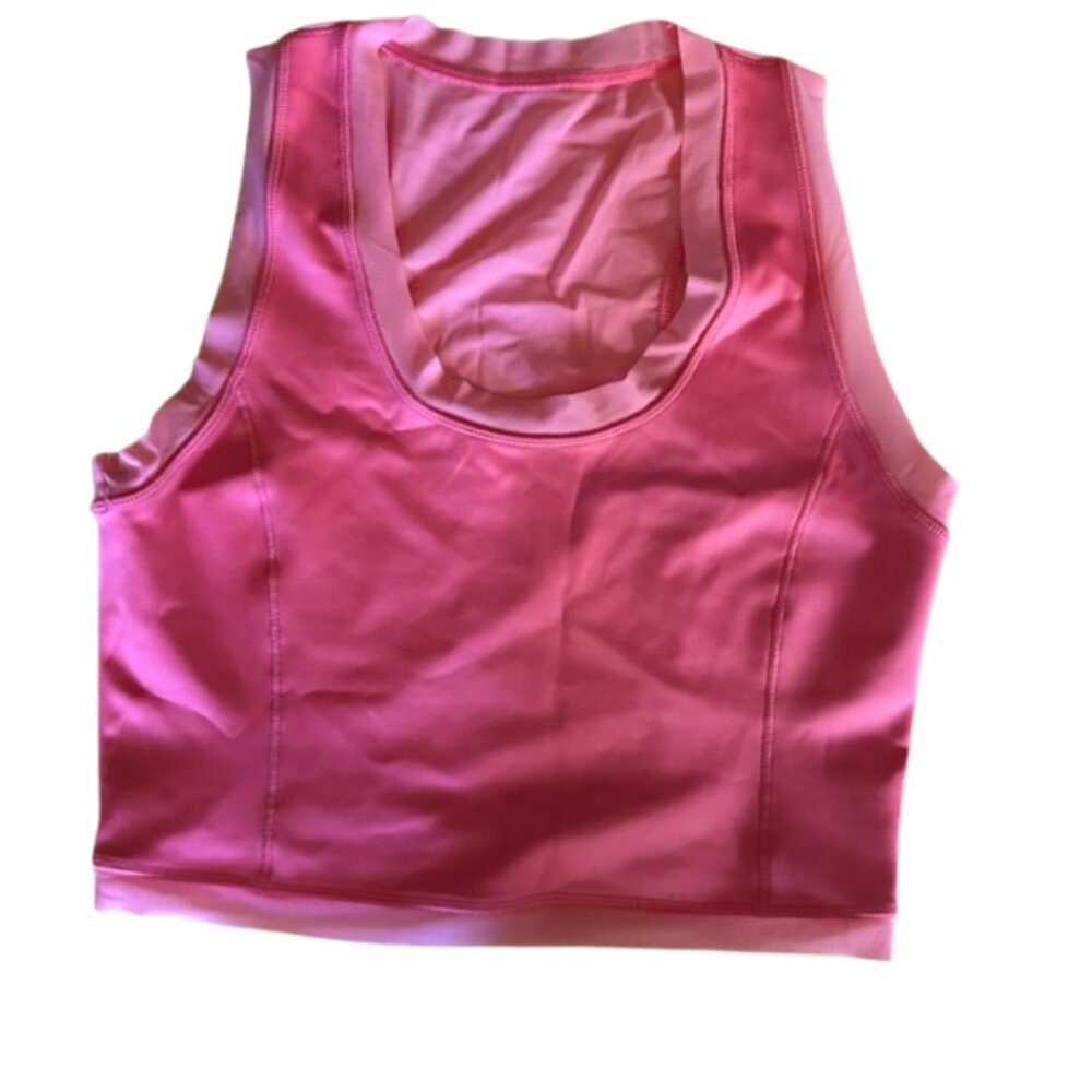 IVL cropped top with mesh accents